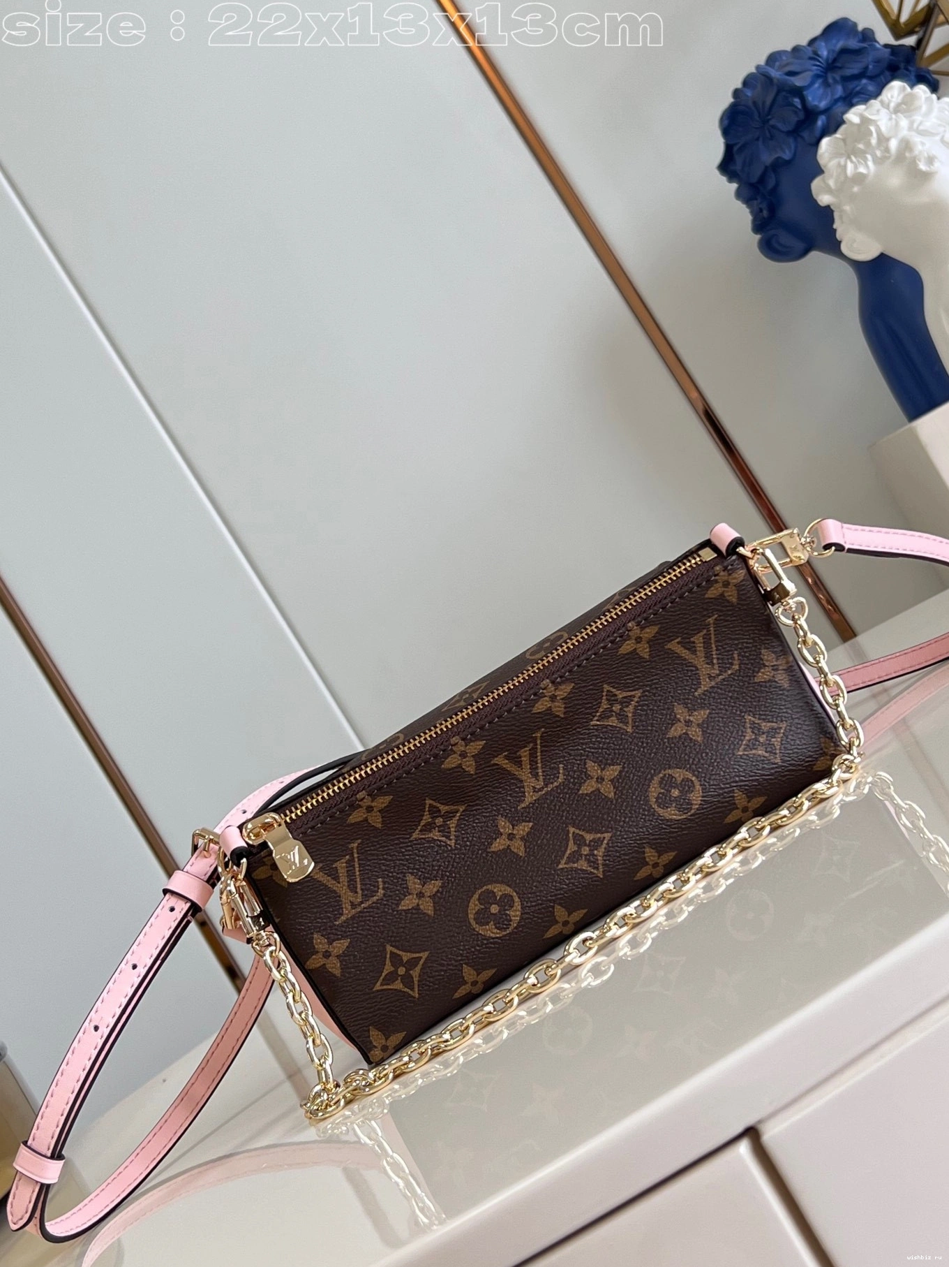 WIS LOUIS Pouch-22.5*13*13CM VUITTON Bloom 1208